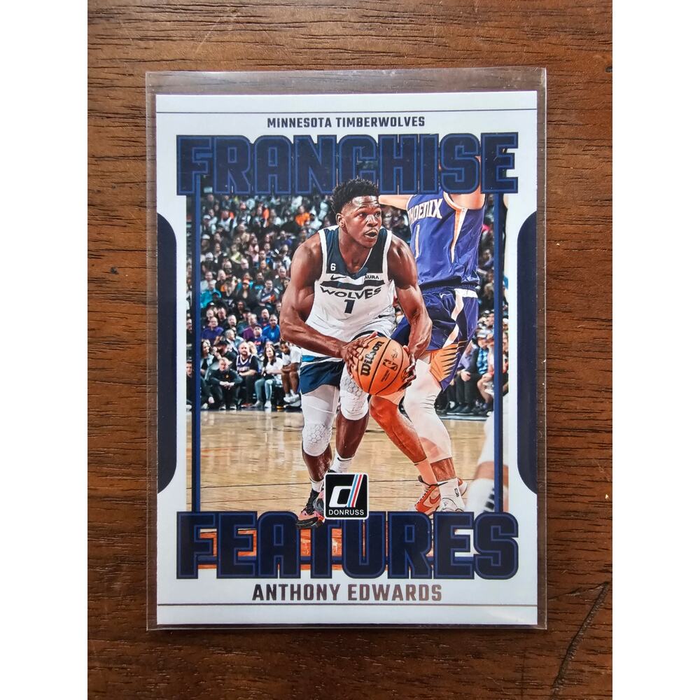 Anthony Edwards 2023-2024 Donruss #17 - Features - Minnesota Timberwolves - NBA